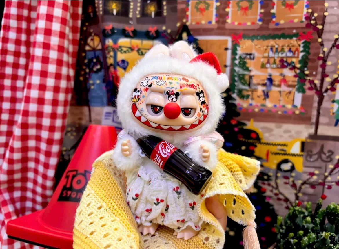 Gangster Clown Joker Custom Labubu-Cure