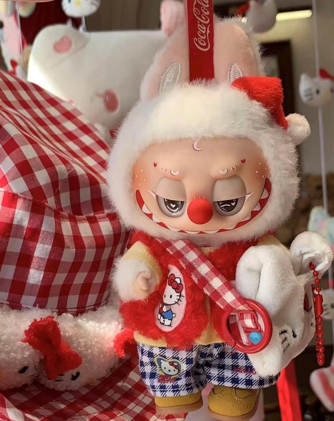 Gangster Clown Joker Custom Labubu-Cure