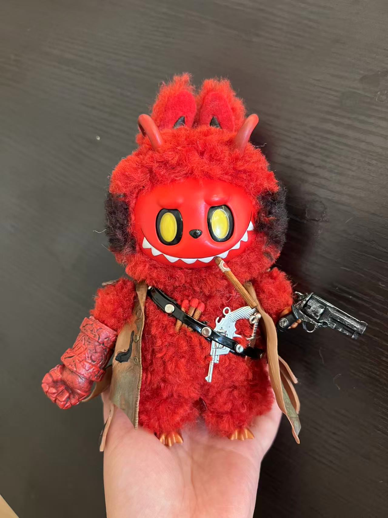 Custom Labubu x Hellboy - Jiangjiang