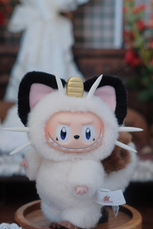 Custom Labubu x Pokémon Meowth - Zhanzhan&Jiangjiang
