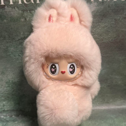 Custom Labubu Fluffy Pink-April