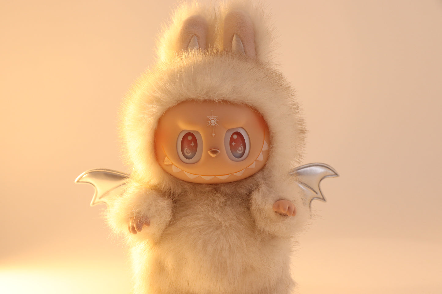 Custom Labubu Fluffy White-Jiangjiang