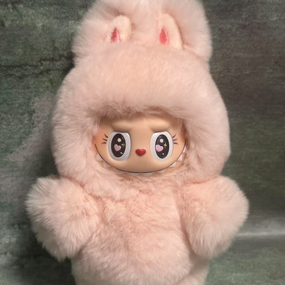 Custom Labubu Fluffy Pink-April