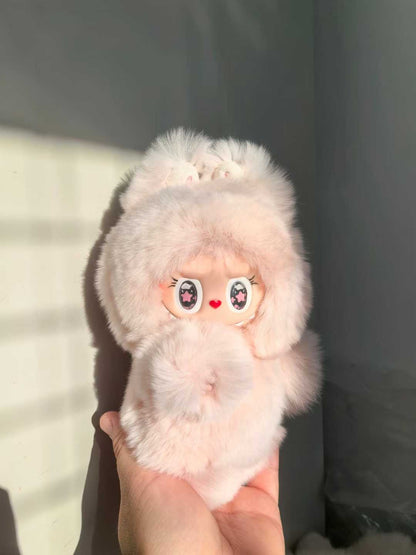 Custom Labubu Fluffy Pink-April