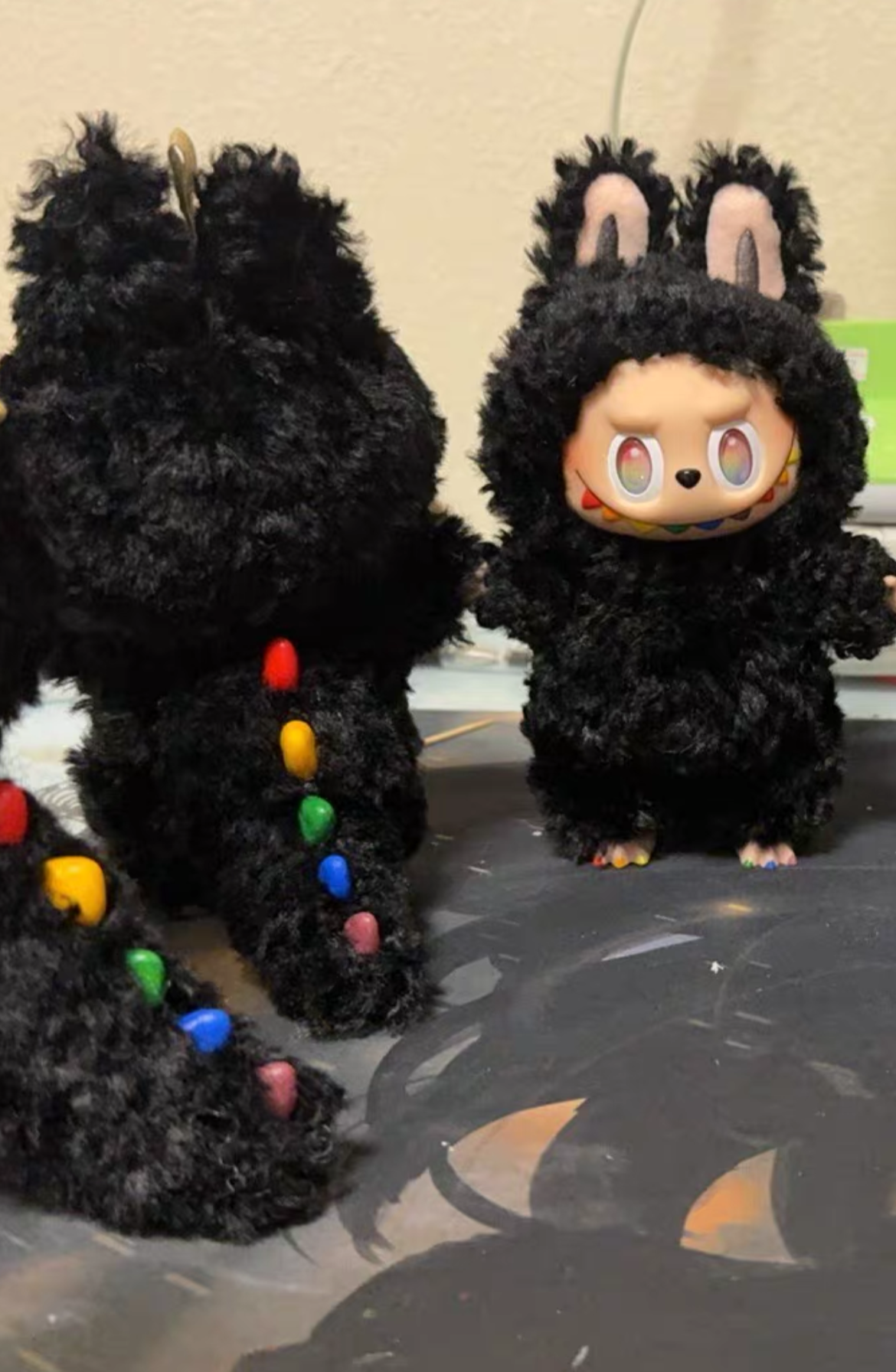 Custom Labubu Big into Energy Secret Black Version