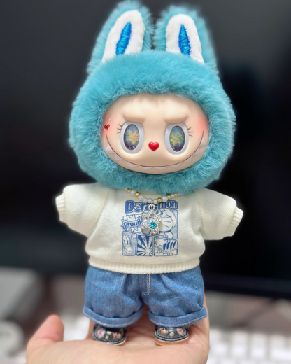 Custom Labubu Lake Blue Version - Chaiquan