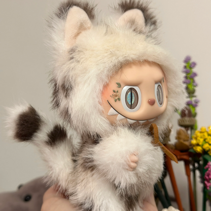 Custom White Naughty Cat by April