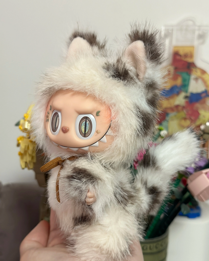 Custom White Naughty Cat by April