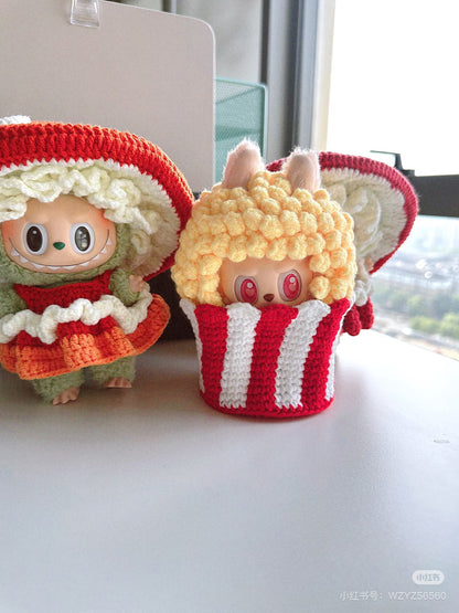 Labubu Popcorn Outfit Clothes