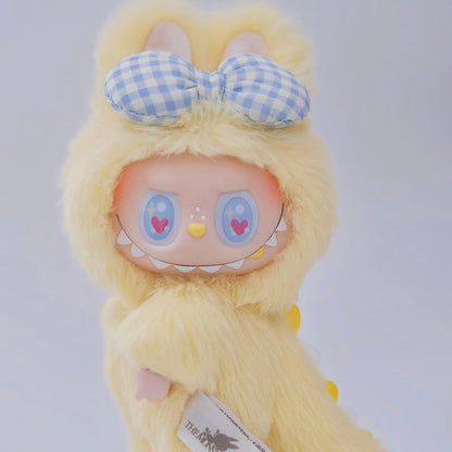 Custom Labubu Yellow Zimomo Version-Zhanzhan