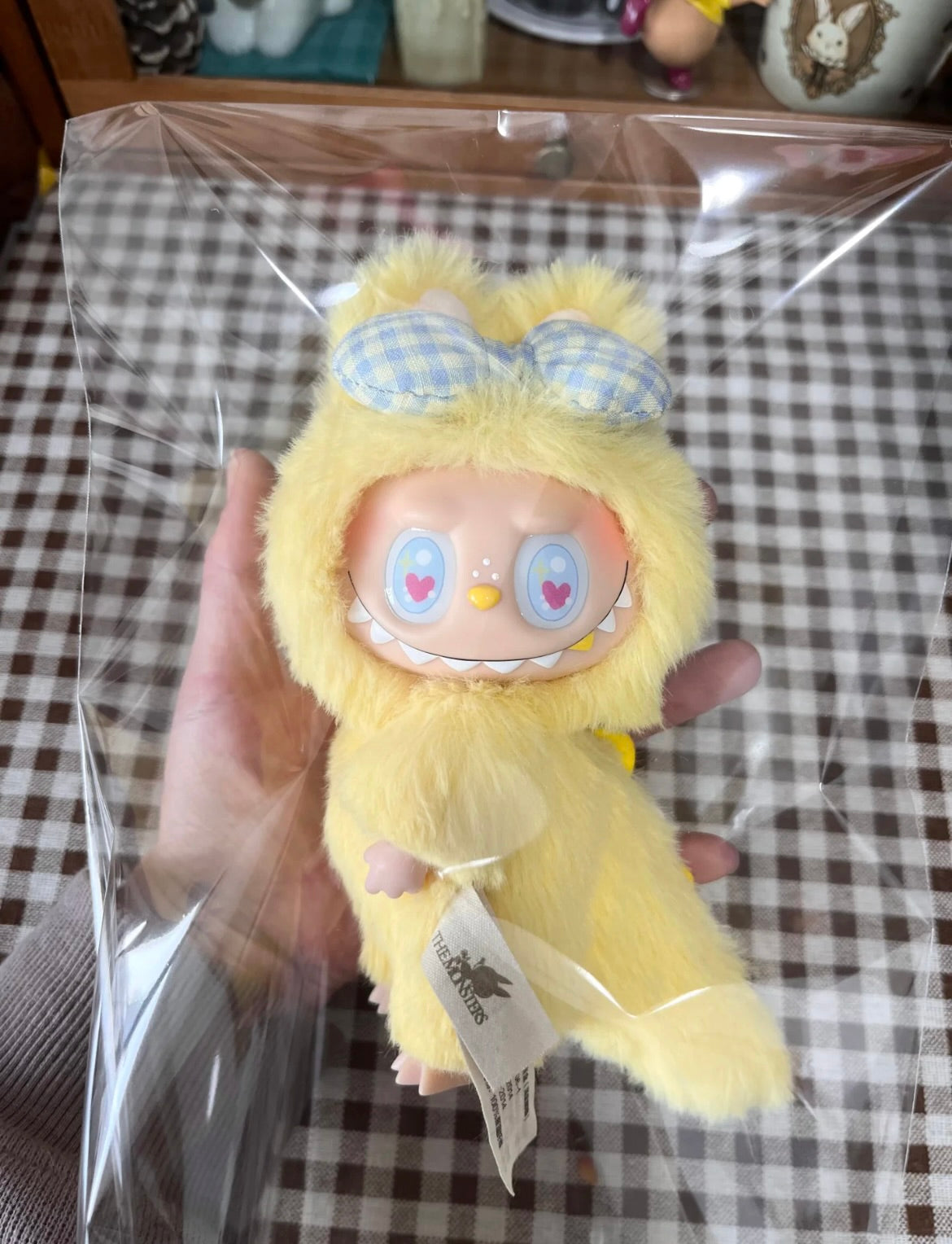 Custom Labubu Yellow Zimomo Version-Zhanzhan