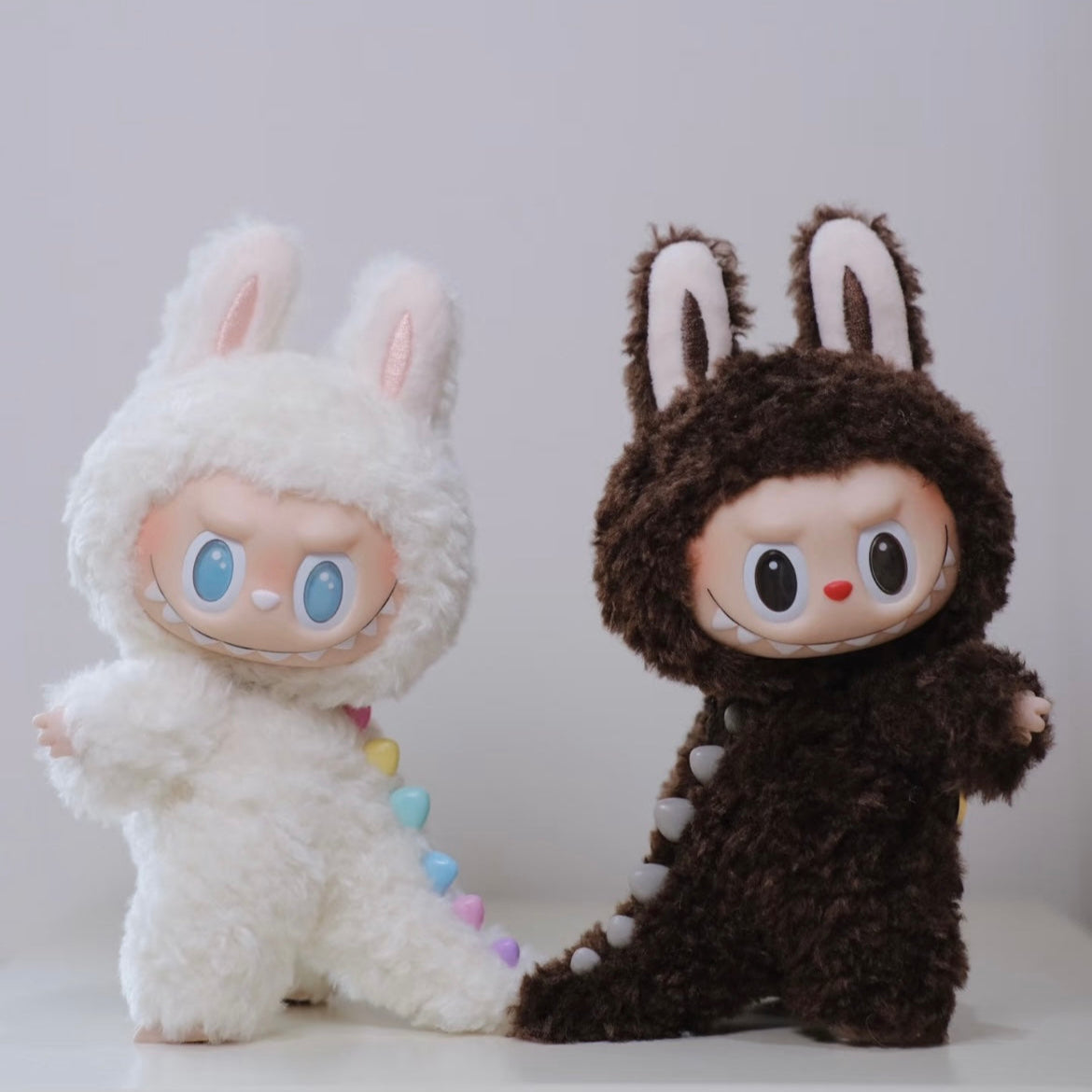 Custom Labubu Rainbow Black White and Brown-Zhanzhan