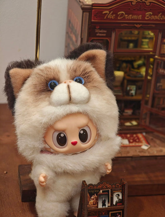 Labubu Ragdoll Cat Headpiece-Yuan Yu