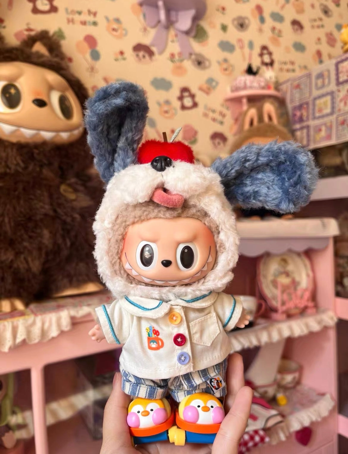 Labubu Puppy & Kitten Headpiece-Pipa Tailor