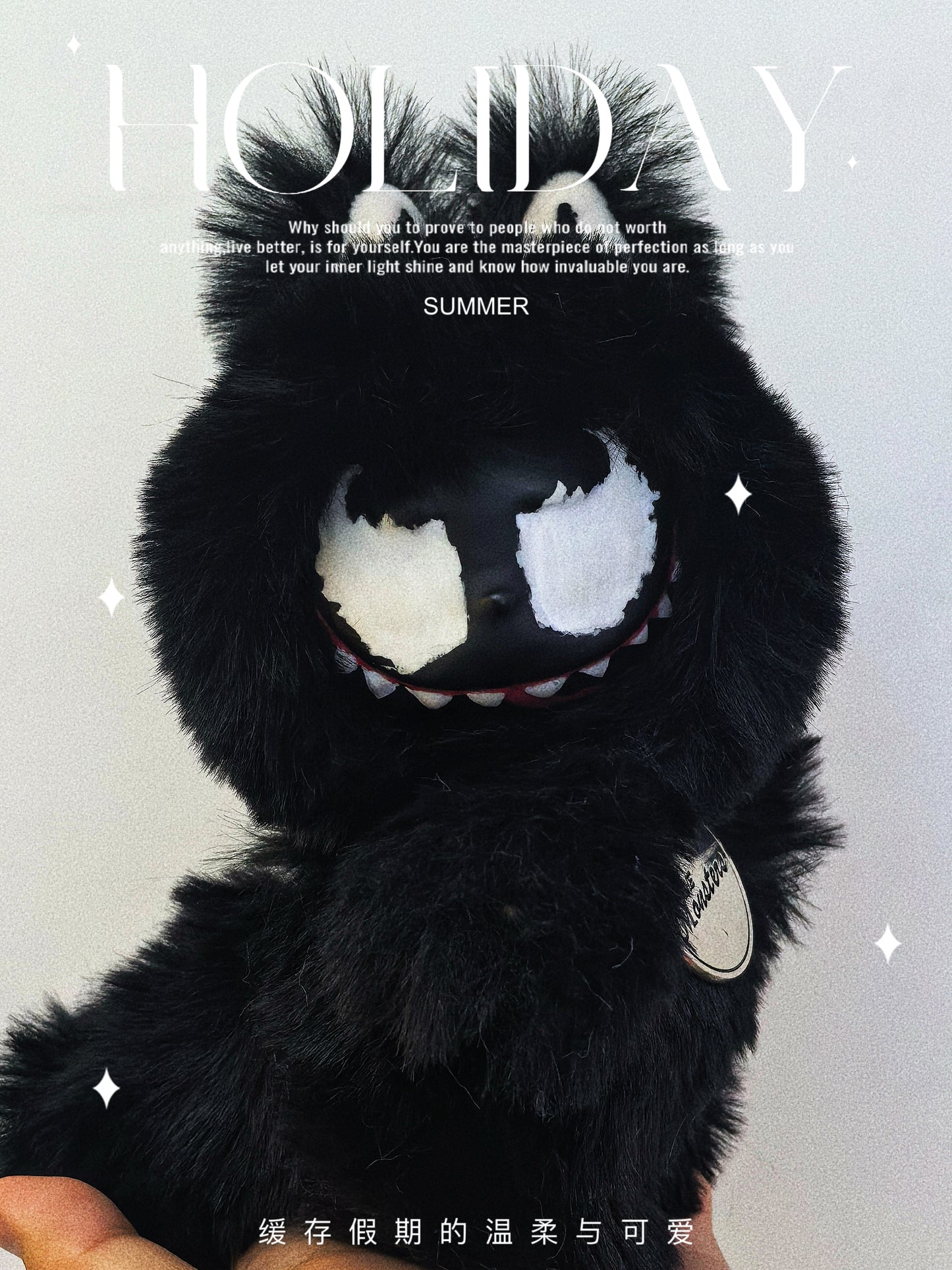 Custom Labubu Venom Version -Little Turtle