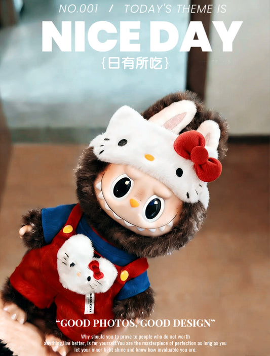 Custom Mini Labubu x Hello Kitty by Squishy小布