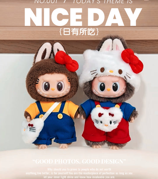 Custom Labubu x Hello Kitty Secret by Squishy小布