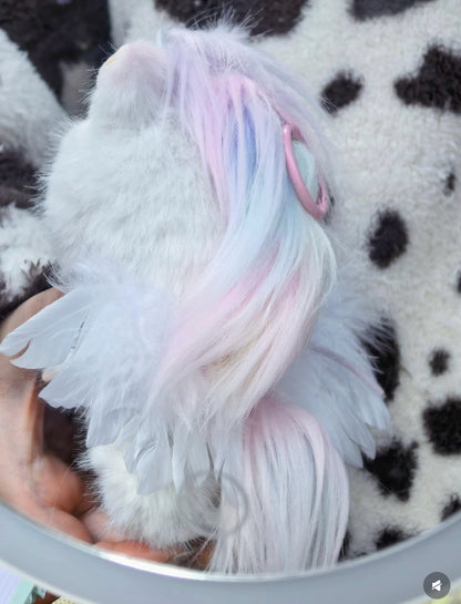 Pink and White Unicorn Pie by YIJUT