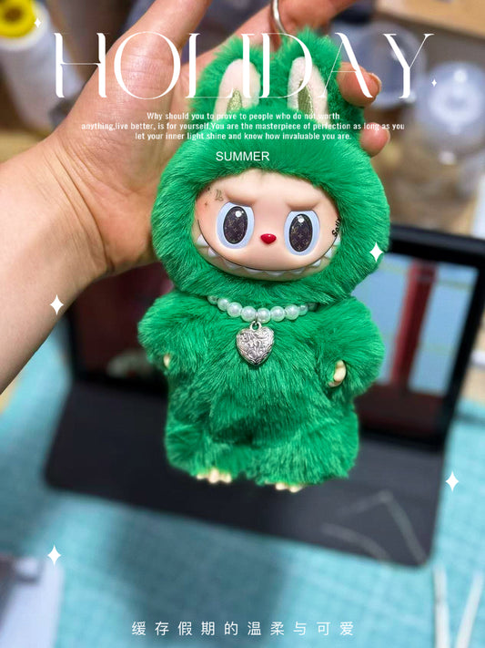 Custom Labubu x Green LV - Nuliliuliu