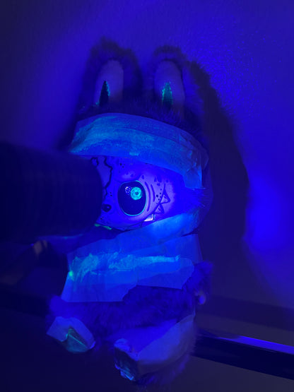 Custom Labubu x Glow-in-the-dark Labubu