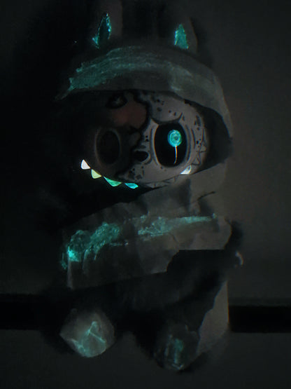 Custom Labubu x Glow-in-the-dark Labubu