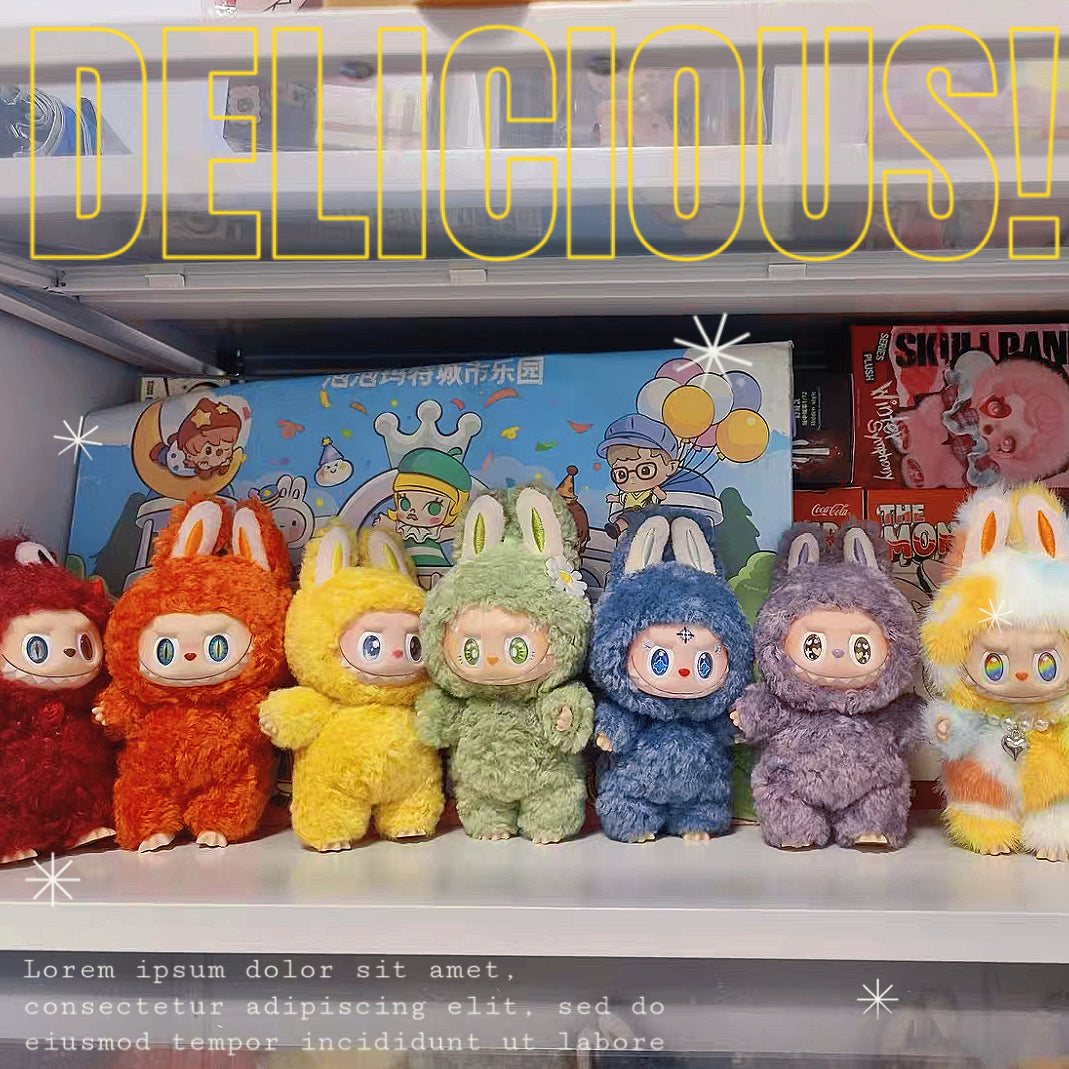 Custom Labubu x Rainbow Color - Song
