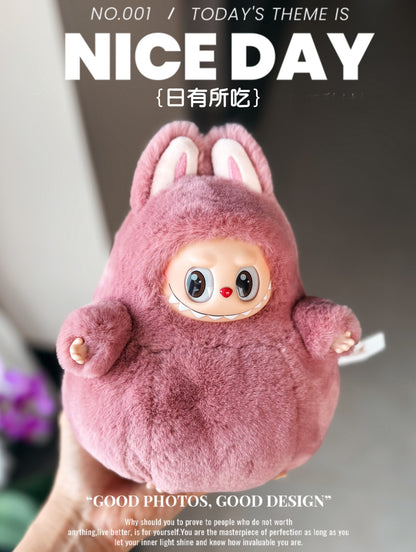 Fluffy Pink Fatbubu by Emo