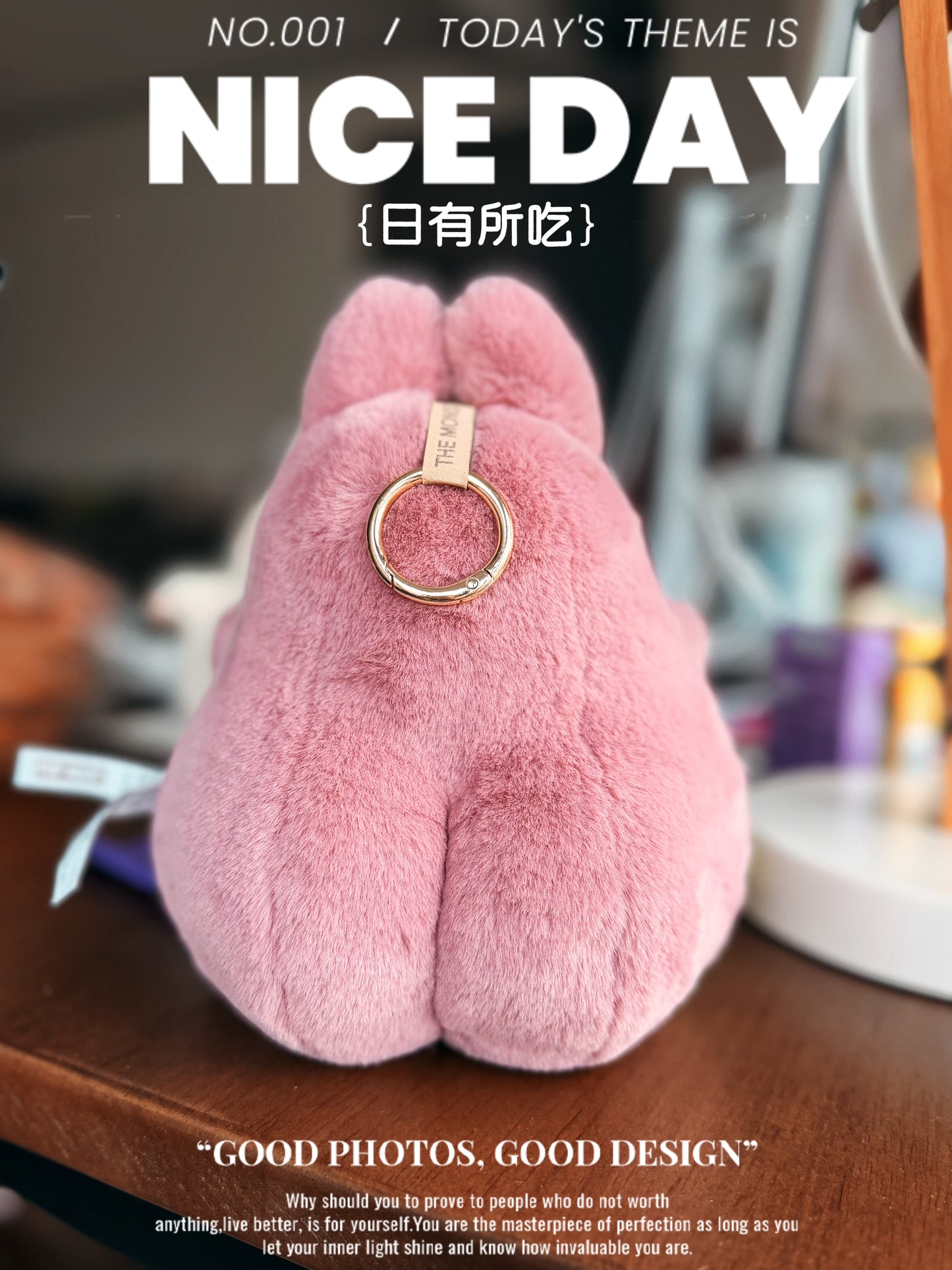 Fluffy Pink Fatbubu by Emo
