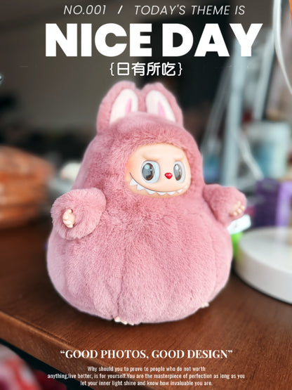 Fluffy Pink Fatbubu by Emo