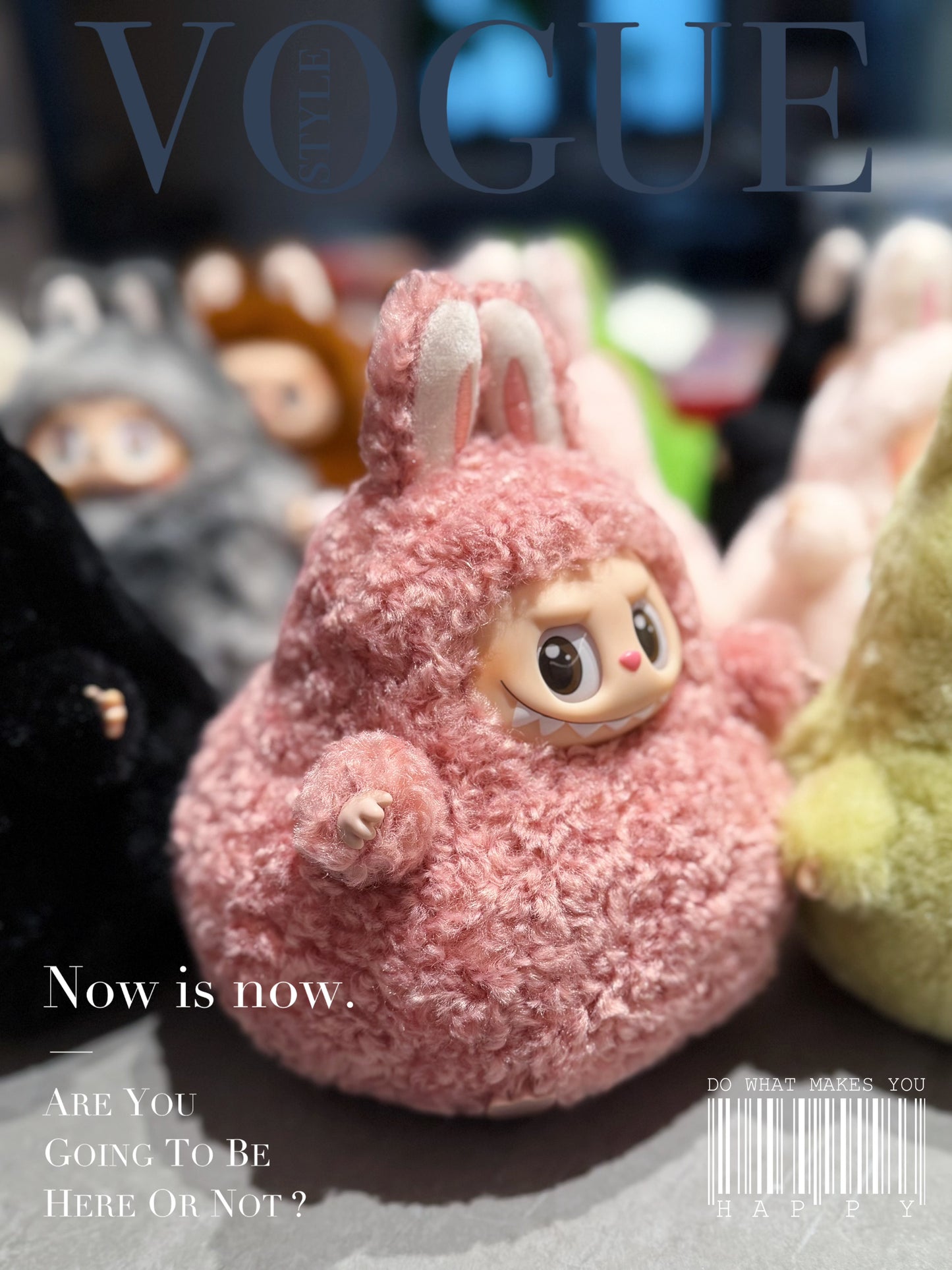 Curly Pink Fatbubu by Emo