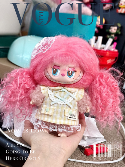 Hair Salon Pink Curly Perm by 羊肉卷