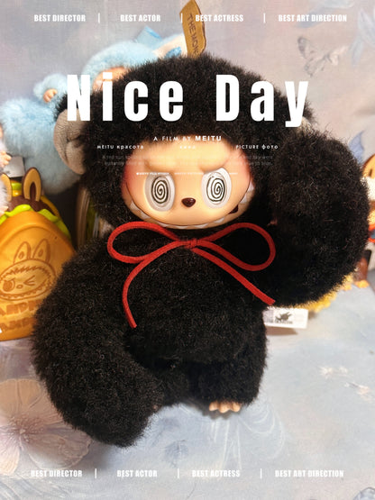 Banana-Hungry Gorilla by April