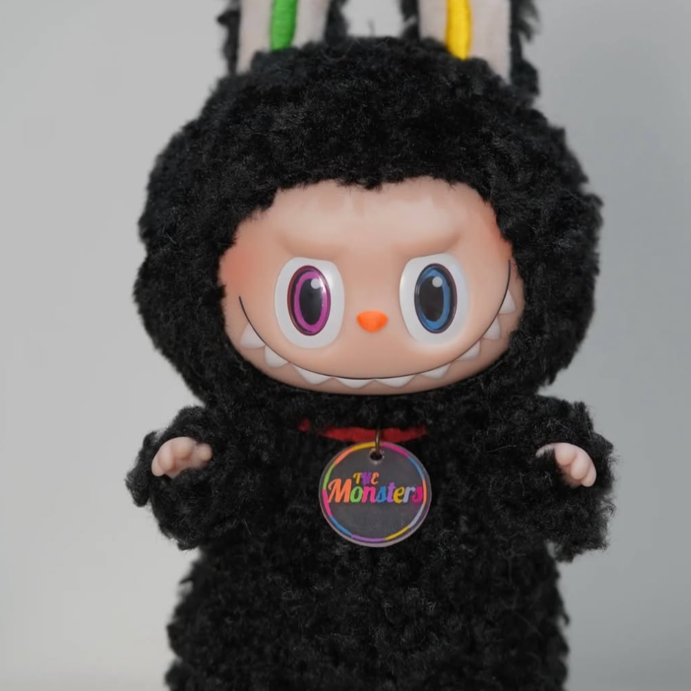 Custom Labubu Black Rainbow Zimomo - Misu