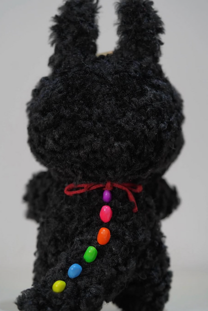 Custom Labubu Black Rainbow Zimomo - Misu