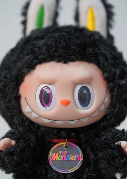 Custom Labubu Black Rainbow Zimomo - Misu