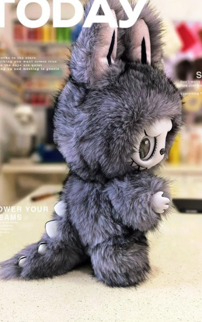 Custom Order Clown + Tail+ half red and half blue fur