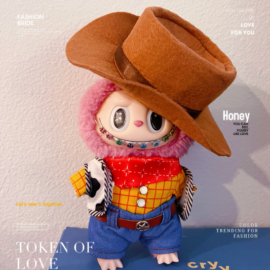 Labubu Toy Story Outfit Clothes For 17cm