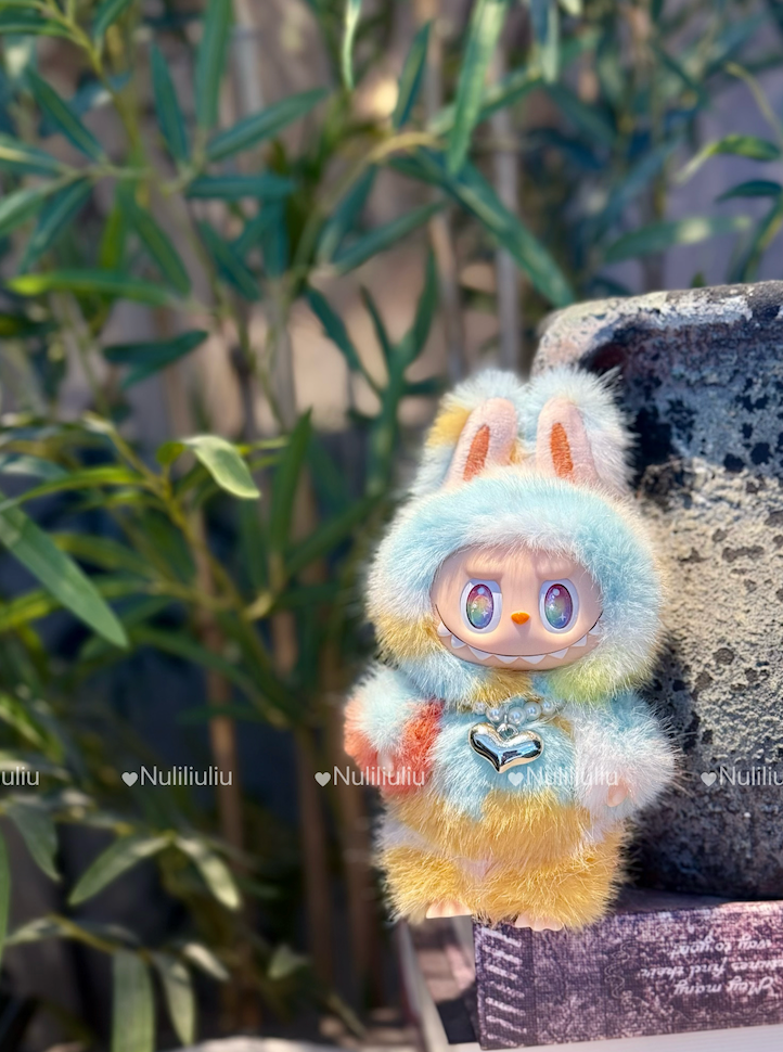 Custom Labubu Orange Sparkling-Nuliniuniu