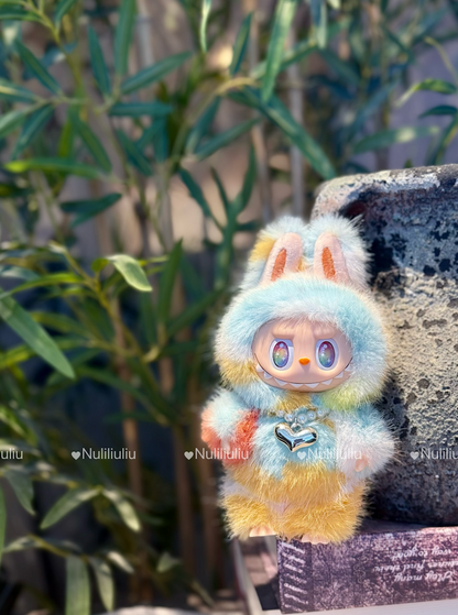 Custom Labubu Orange Sparkling-Nuliniuniu