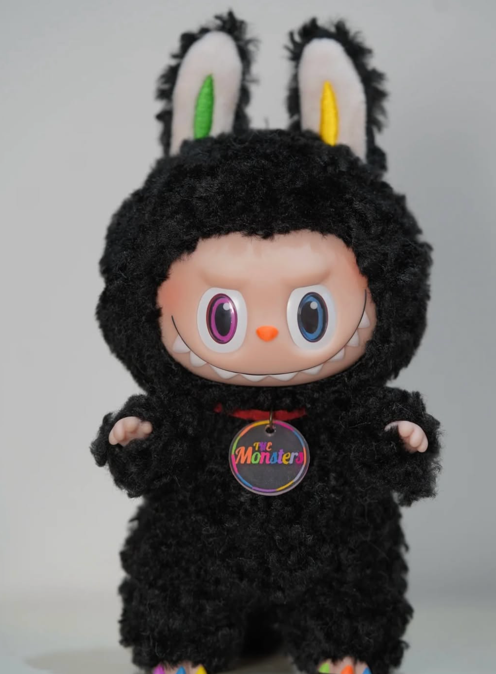 Custom Labubu Black Rainbow Zimomo - Misu
