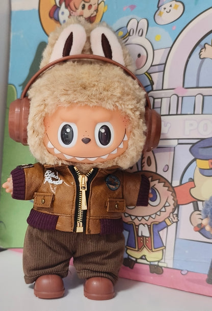 Custom Labubu Mini Time to Chill Sun-tanned Look - Jiangjiang&Song