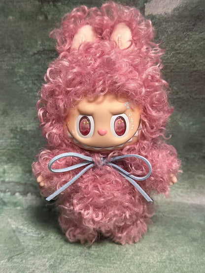 Custom Labubu Pink Persian Cat-April