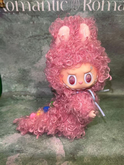 Custom Labubu Pink Persian Cat-April