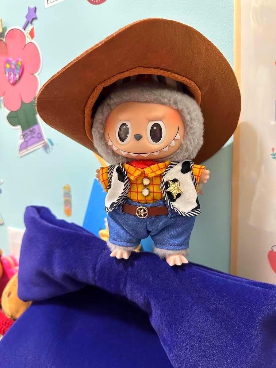 Labubu Toy Story Outfit Clothes For 17cm