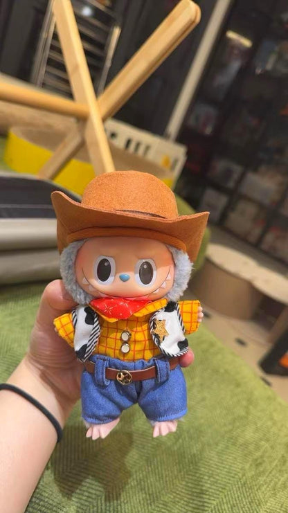 Labubu Toy Story Outfit Clothes For 17cm