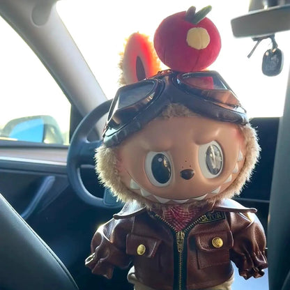 Labubu Cute Apple Headpiece For 38 cm Doll