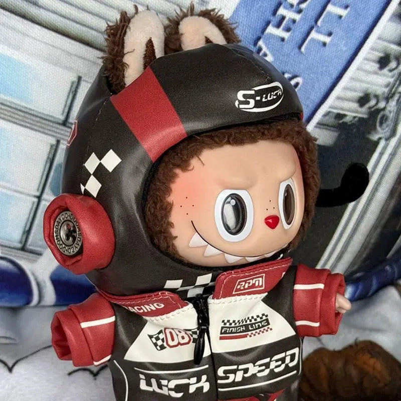 Labubu Race Car Driver Edition Outfit for 17cm