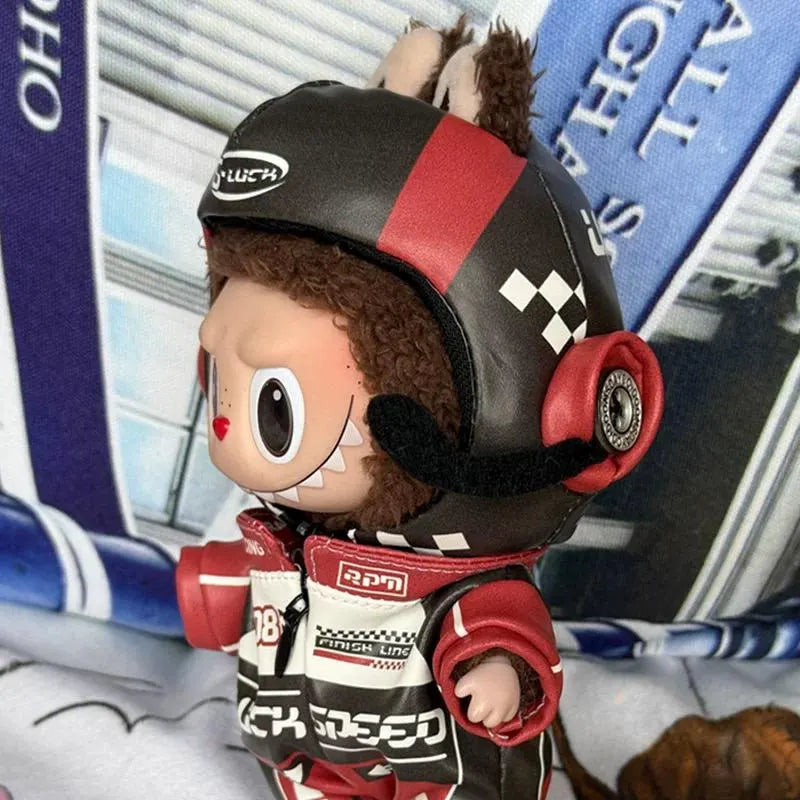 Labubu Race Car Driver Edition Outfit for 17cm