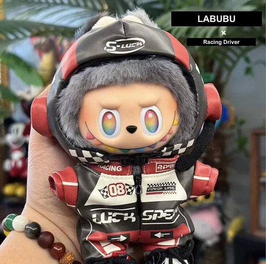 Labubu Race Car Driver Edition Outfit for 17cm