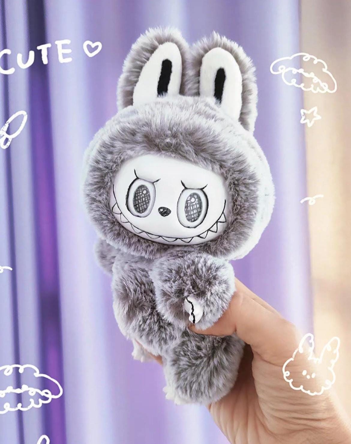 Custom Labubu Sketch-Hutu